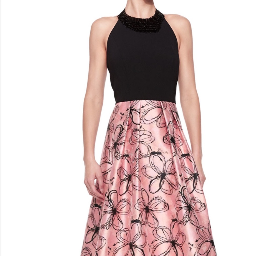 Formal Carmen Marco Valvo Halterneck Gown